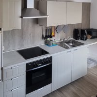 Die Küche  ist voll eingerichtet für 2 Personen